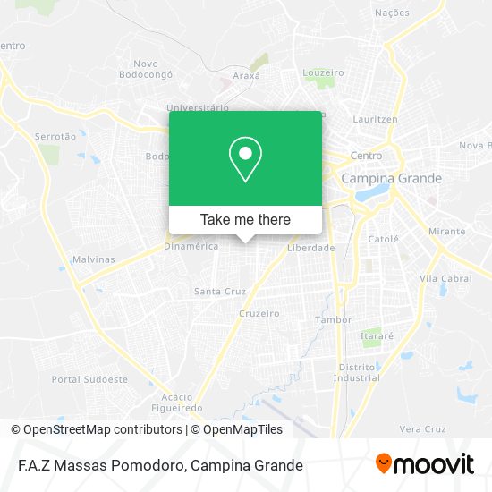 F.A.Z Massas Pomodoro map