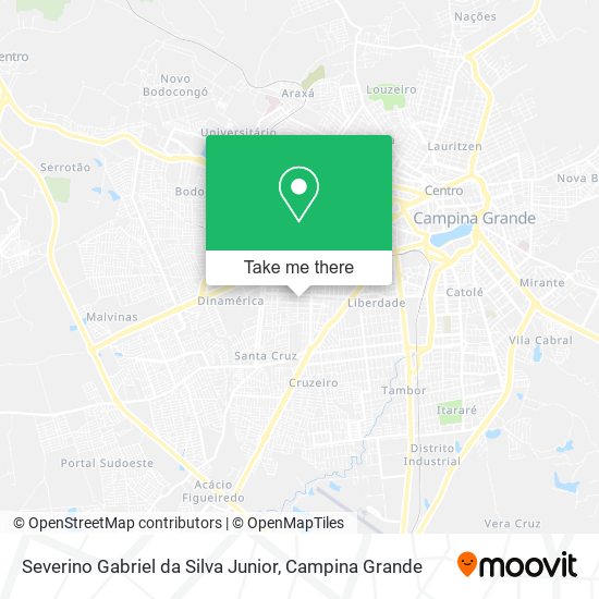 Mapa Severino Gabriel da Silva Junior