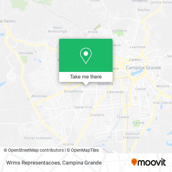 Wrms Representacoes map