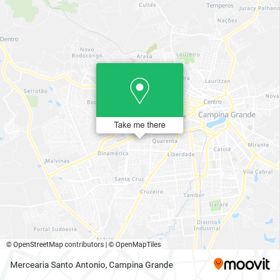 Mercearia Santo Antonio map