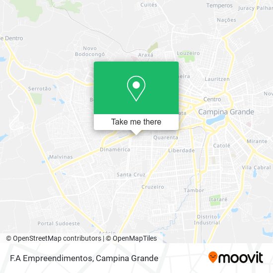 Mapa F.A Empreendimentos