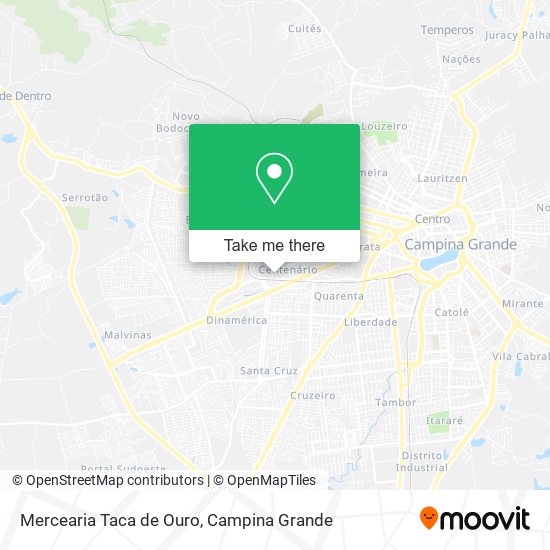 Mercearia Taca de Ouro map