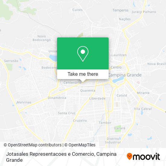Jotasales Representacoes e Comercio map