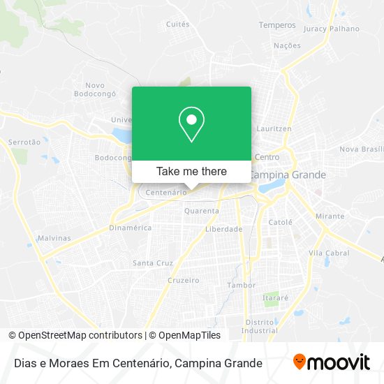 Dias e Moraes Em Centenário map