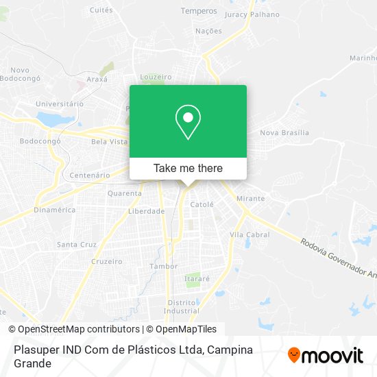 Plasuper IND Com de Plásticos Ltda map