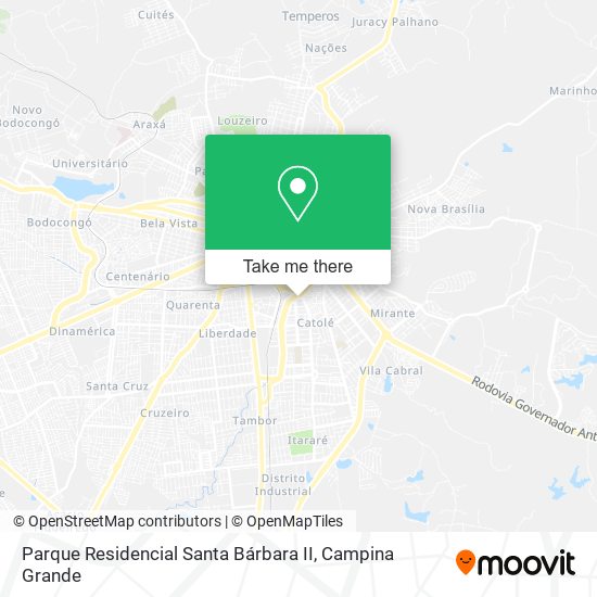 Parque Residencial Santa Bárbara II map