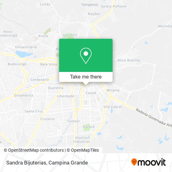 Sandra Bijuterias map