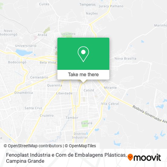 Fenoplast Indústria e Com de Embalagens Plásticas map