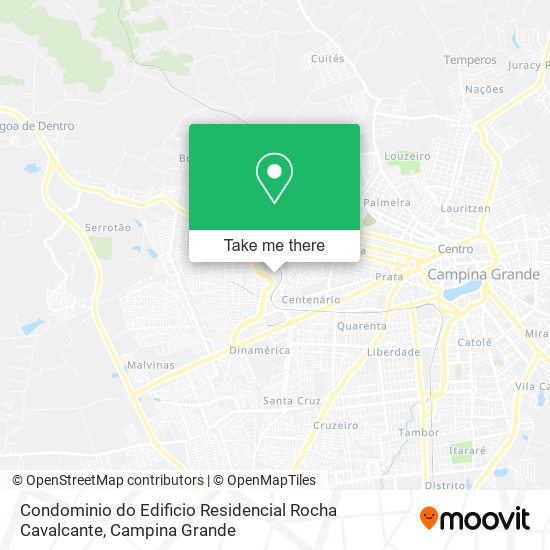 Mapa Condominio do Edificio Residencial Rocha Cavalcante