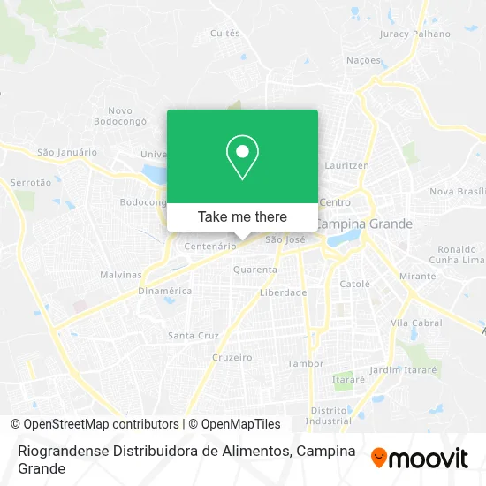 Riograndense Distribuidora de Alimentos map