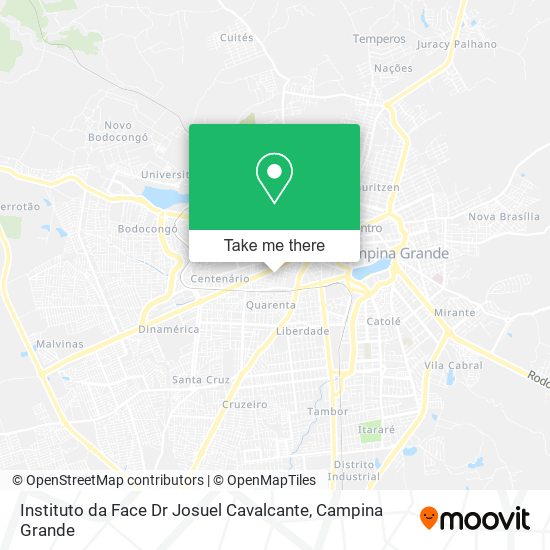 Mapa Instituto da Face Dr Josuel Cavalcante