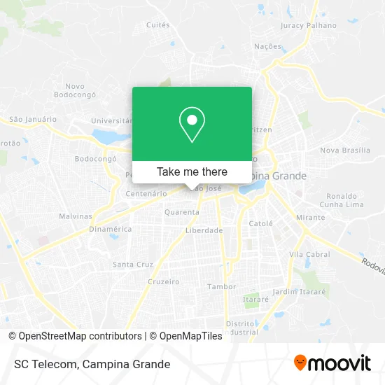 SC Telecom map