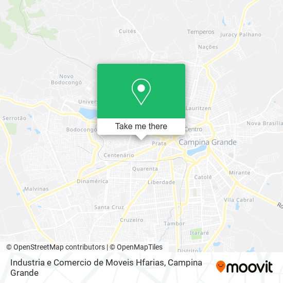 Industria e Comercio de Moveis Hfarias map