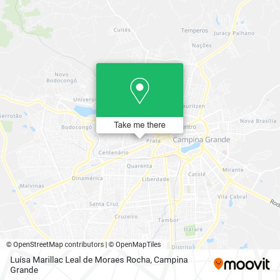 Luísa Marillac Leal de Moraes Rocha map