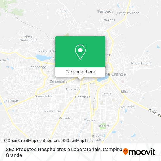 Mapa S&a Produtos Hospitalares e Laboratoriais