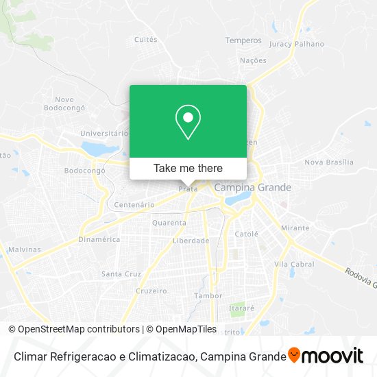 Climar Refrigeracao e Climatizacao map