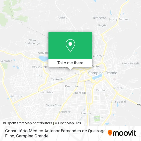 Consultório Médico Antenor Fernandes de Queiroga Filho map