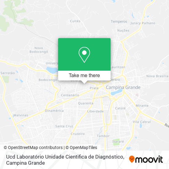 Ucd Laboratório Unidade Cientifica de Diagnóstico map