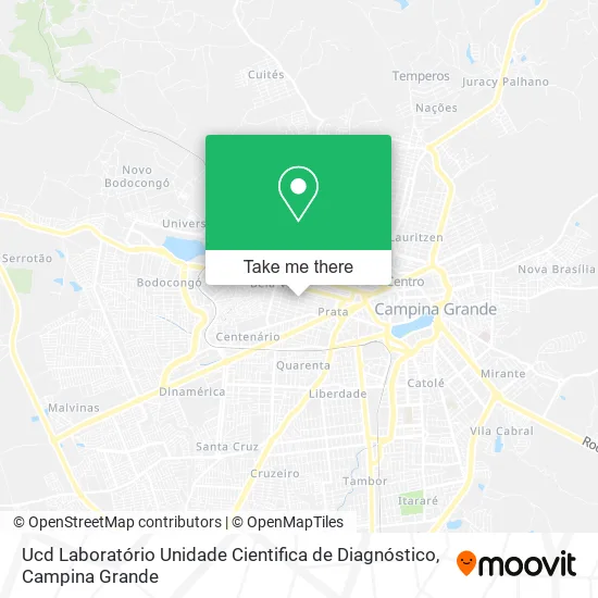 Ucd Laboratório Unidade Cientifica de Diagnóstico map