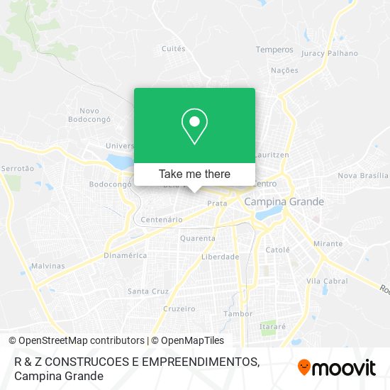 R & Z CONSTRUCOES E EMPREENDIMENTOS map
