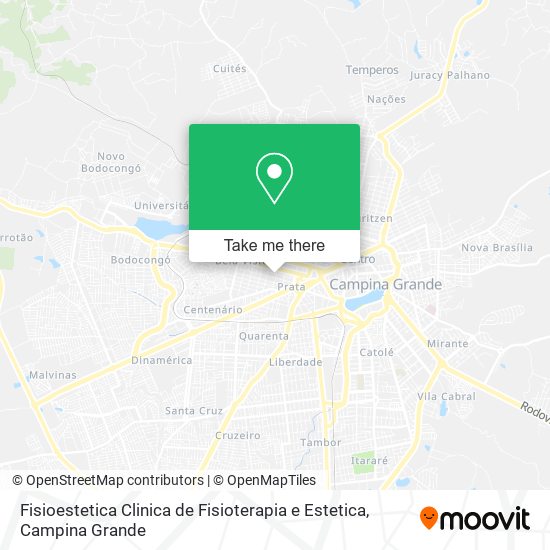 Fisioestetica Clinica de Fisioterapia e Estetica map