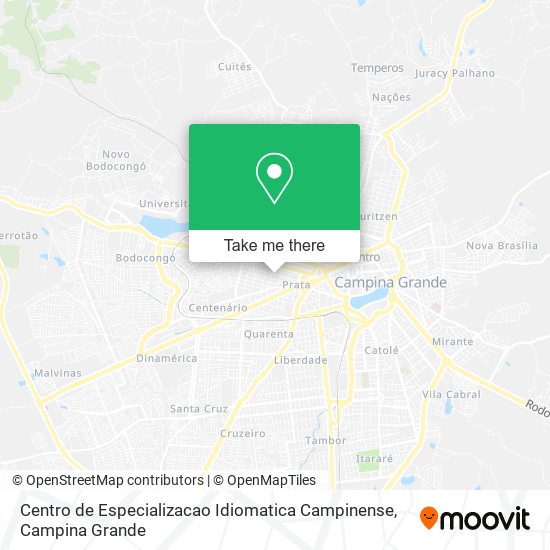 Centro de Especializacao Idiomatica Campinense map