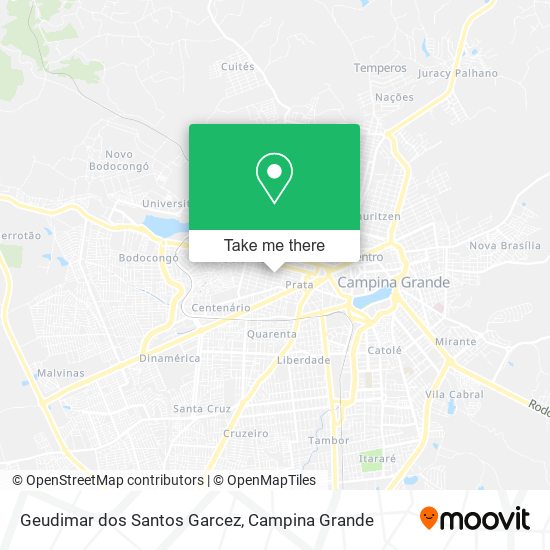 Mapa Geudimar dos Santos Garcez