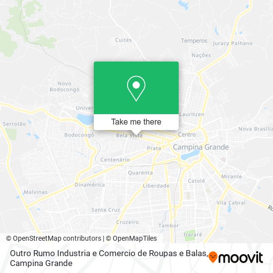 Outro Rumo Industria e Comercio de Roupas e Balas map