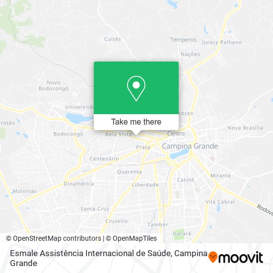 Esmale Assistência Internacional de Saúde map