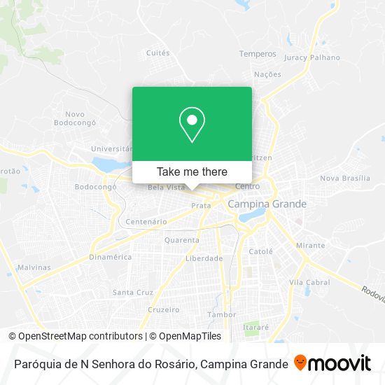 Paróquia de N Senhora do Rosário map