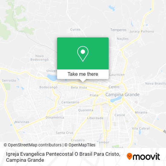 Igreja Evangelica Pentecostal O Brasil Para Cristo map