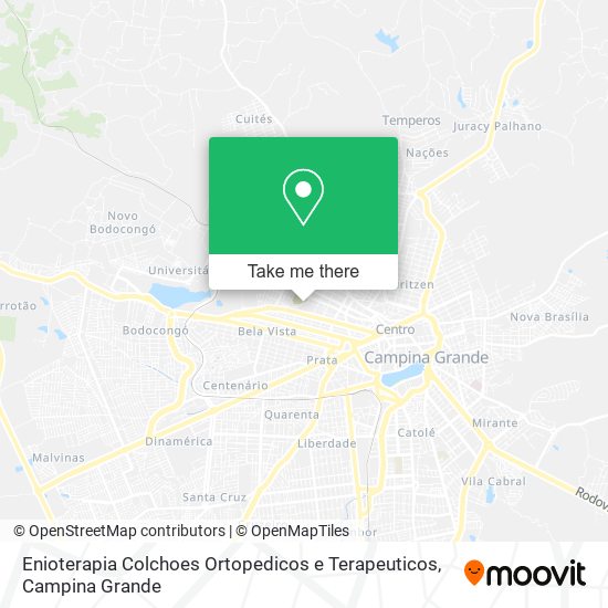 Enioterapia Colchoes Ortopedicos e Terapeuticos map