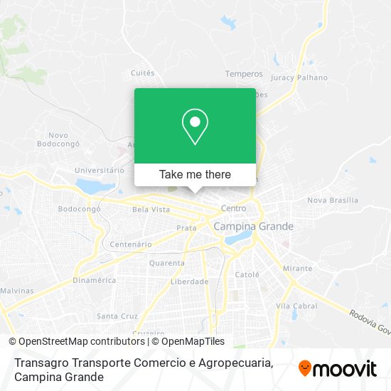 Transagro Transporte Comercio e Agropecuaria map