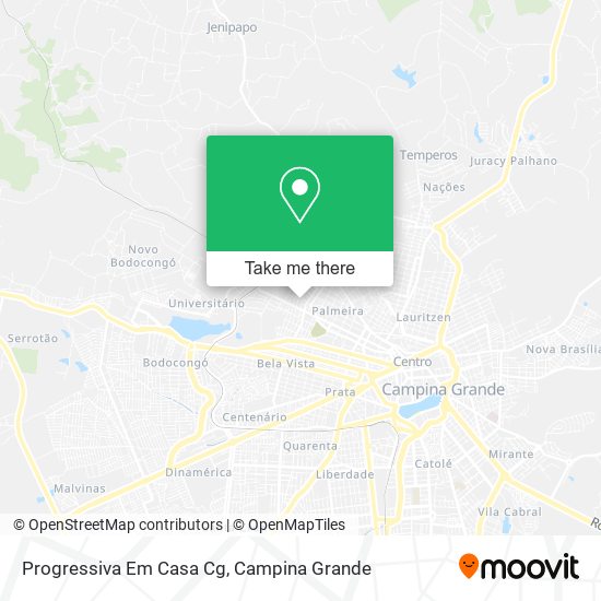 Progressiva Em Casa Cg map