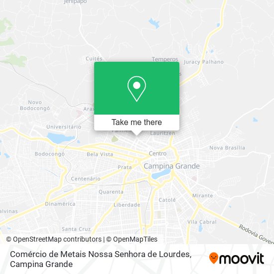 Comércio de Metais Nossa Senhora de Lourdes map