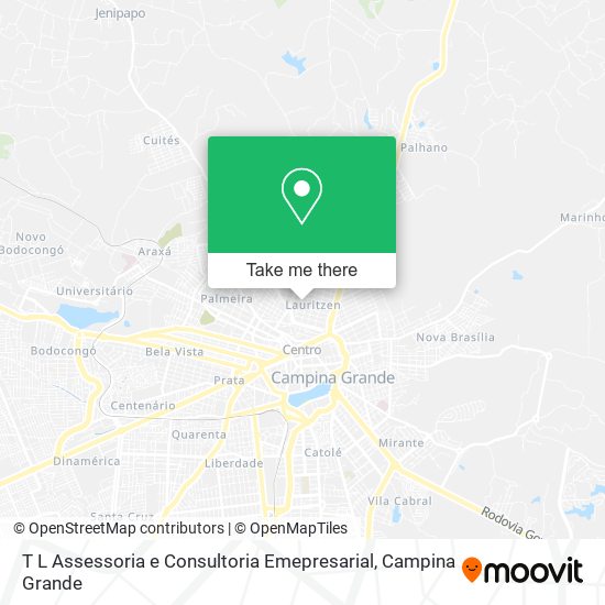 T L Assessoria e Consultoria Emepresarial map