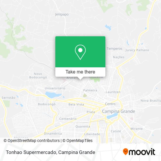 Mapa Tonhao Supermercado