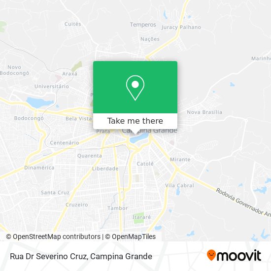 Rua Dr Severino Cruz map