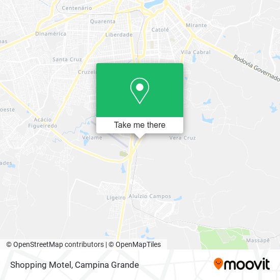 Shopping Motel map