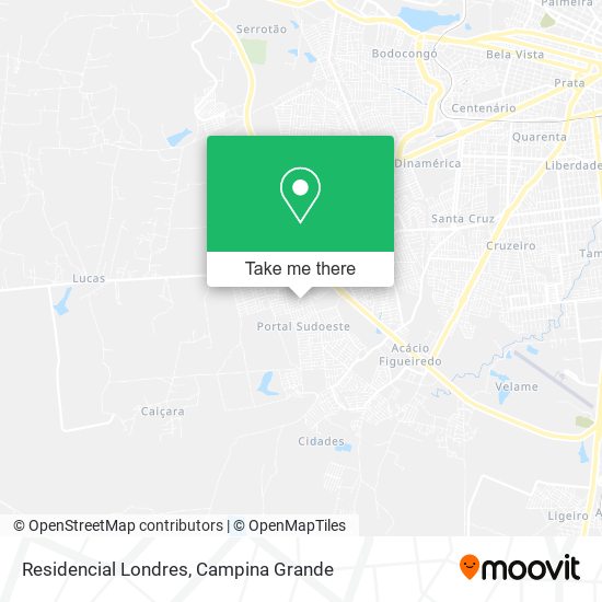 Residencial Londres map