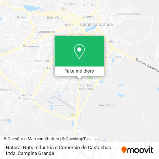 Mapa Natural Nuts Indústria e Comércio de Castanhas Ltda