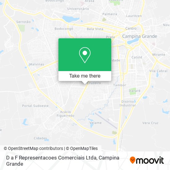 D a F Representacoes Comerciais Ltda map