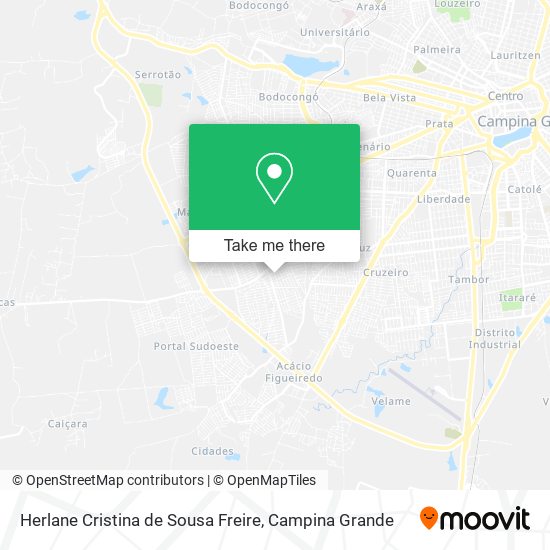 Herlane Cristina de Sousa Freire map