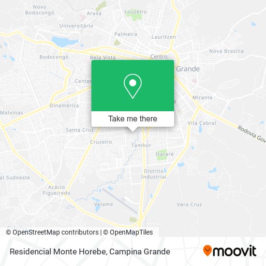 Residencial Monte Horebe map