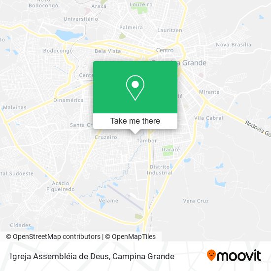 Igreja Assembléia de Deus map