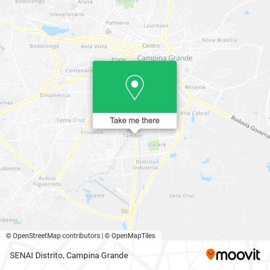 SENAI Distrito map