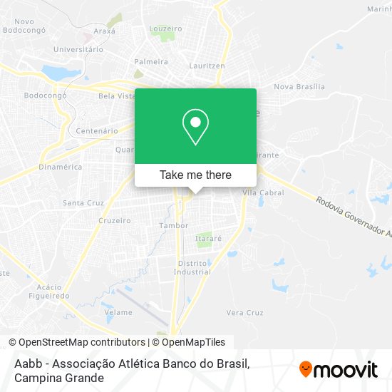 Mapa Aabb - Associação Atlética Banco do Brasil