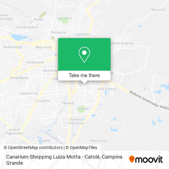 Canarium-Shopping Luiza Motta - Catolé map