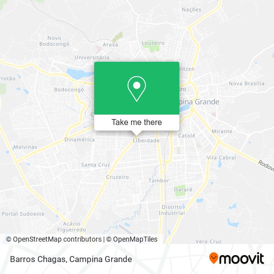 Barros Chagas map