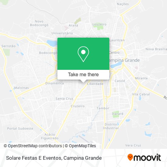 Solare Festas E Eventos map